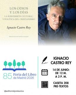 Firma de libros Ignacio castro rey Los odios y los días Feria del libro de Madrid 2026