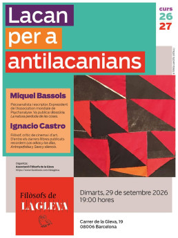 Lacan per a antilacanians Ignacio castro Rey Barcelona